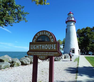 the lighthouse on a sunny day