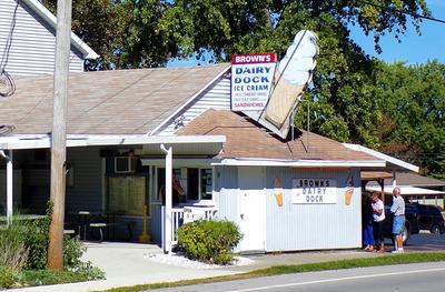 An ice cream shop