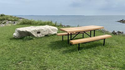 Picnicking overlook at Clemons Park